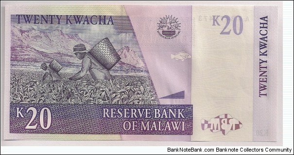 Banknote from Malawi year 2004