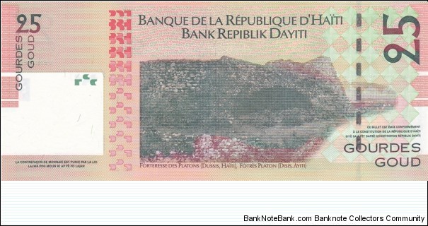 Banknote from Haiti year 2004