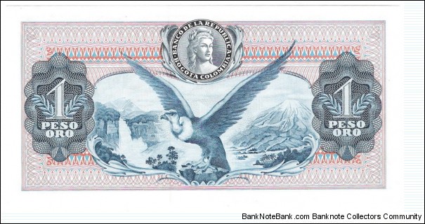 Banknote from Colombia year 1964