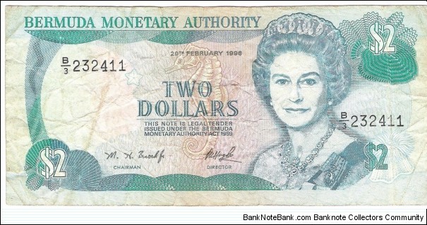 2 Dollars Banknote