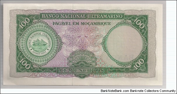 Banknote from Mozambique year 1961