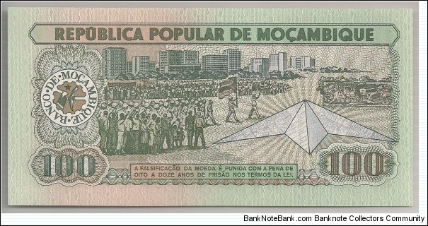 Banknote from Mozambique year 1989