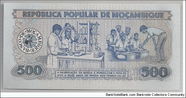 Banknote from Mozambique year 1983