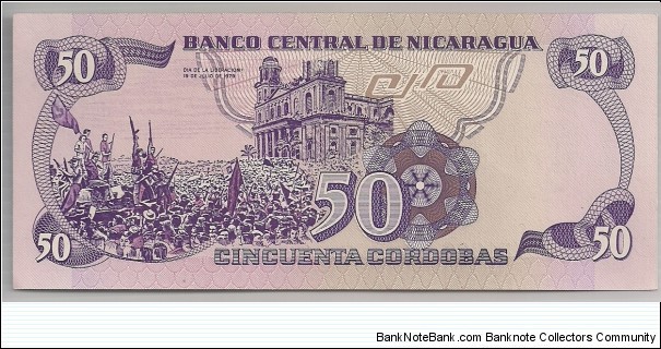 Banknote from Nicaragua year 1984