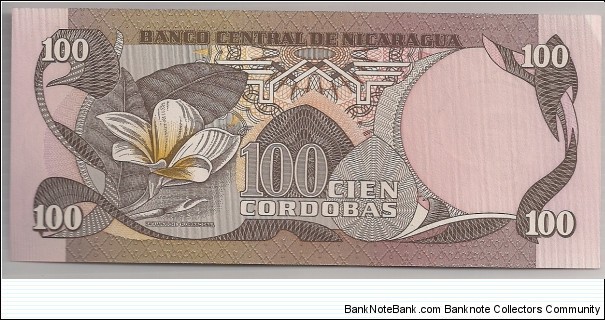 Banknote from Nicaragua year 1984