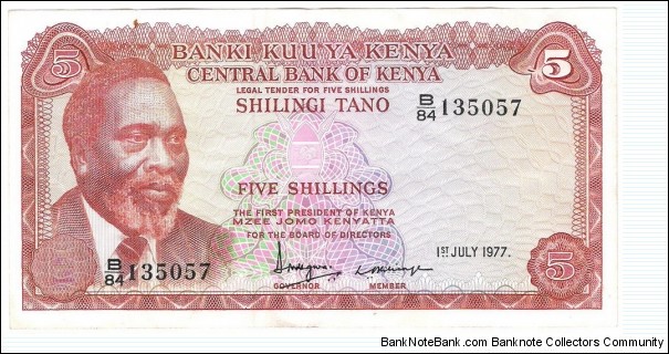 5 Shillings Banknote