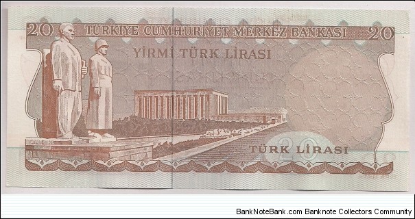 Banknote from Turkey year 1970