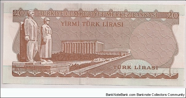 Banknote from Turkey year 1970