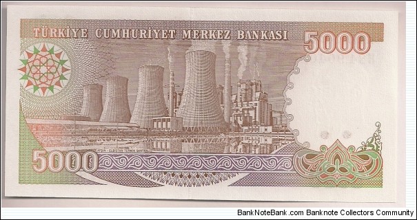 Banknote from Turkey year 1990