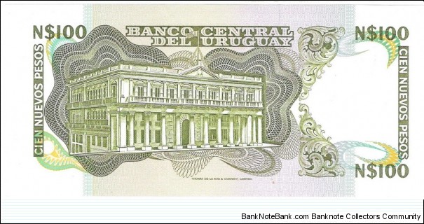 Banknote from Uruguay year 1975