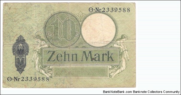 Banknote from Germany year 1906