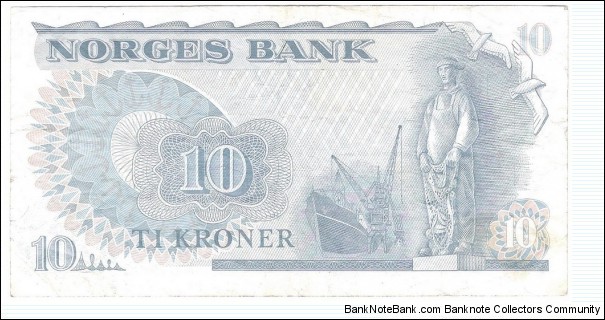 Banknote from Norway year 1982