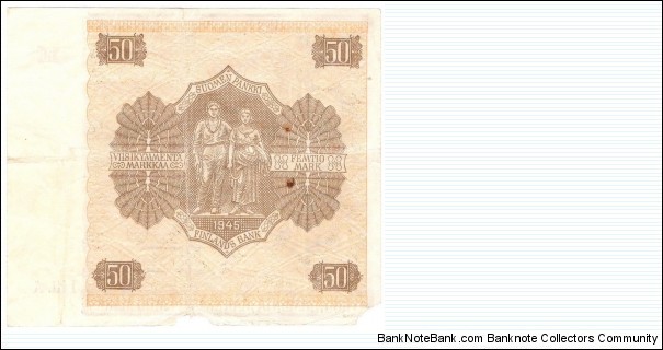 Banknote from Finland year 1945