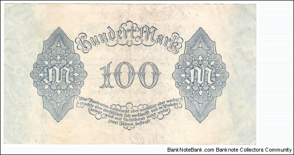 Banknote from Germany year 1922