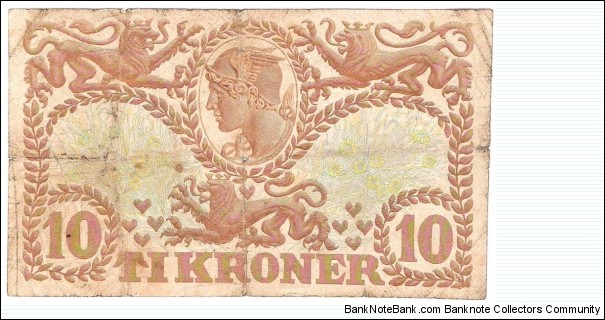 Banknote from Denmark year 1941