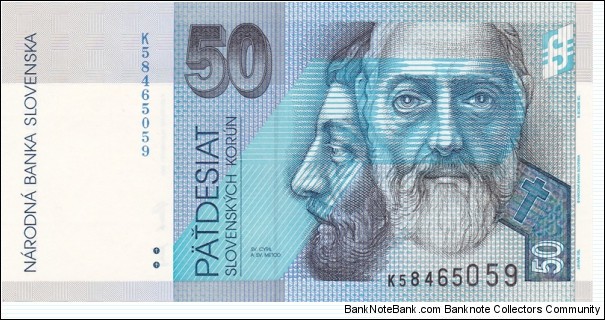 Slovakia P21e (50 korun 16/11-2005) Banknote