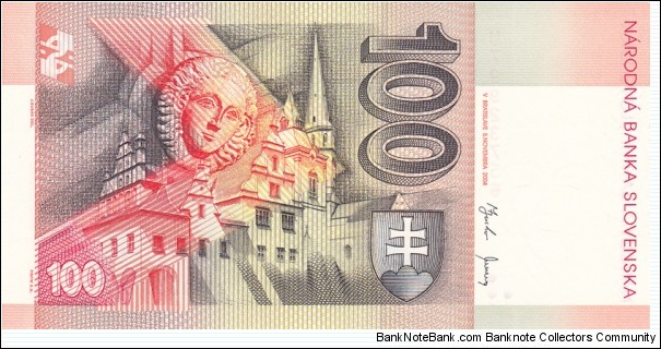 Banknote from Slovakia year 2004