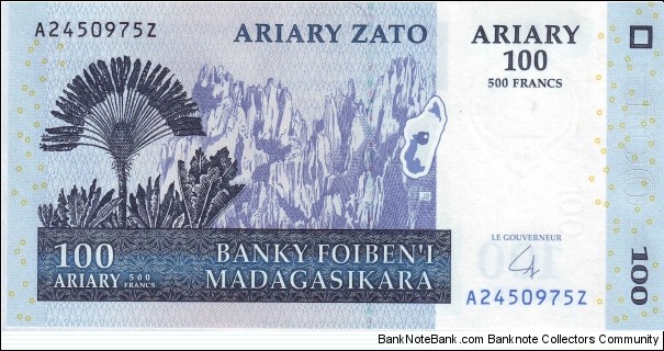 100 Ariary Banknote