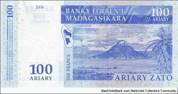 Banknote from Madagascar year 2004