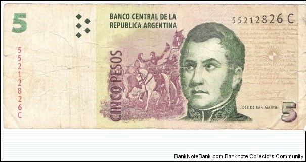 5 Pesos Banknote