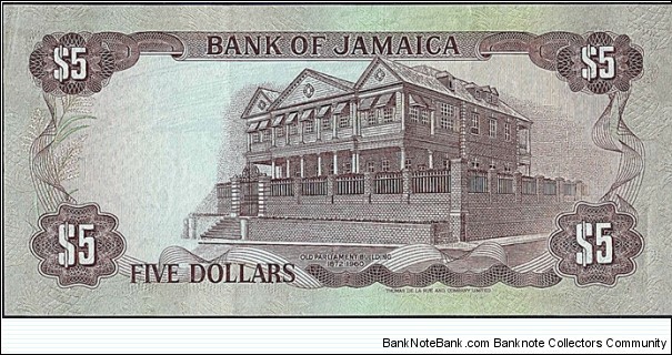 Banknote from Jamaica year 1987