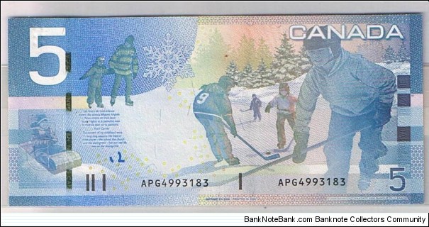 Banknote from Canada year 2000