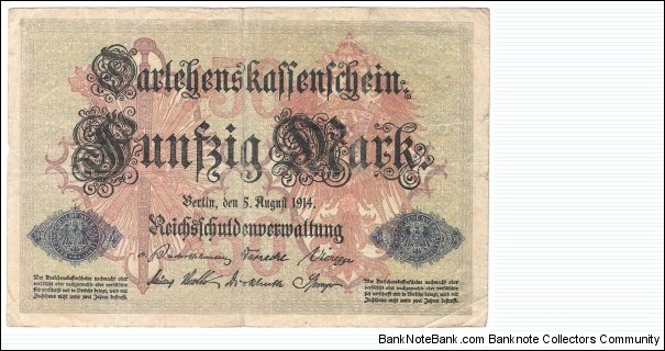50 Mark(German Empire 1914) Banknote