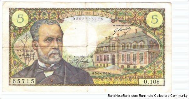 5 Francs(1969) Banknote