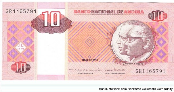 10 Kwanzas Banknote