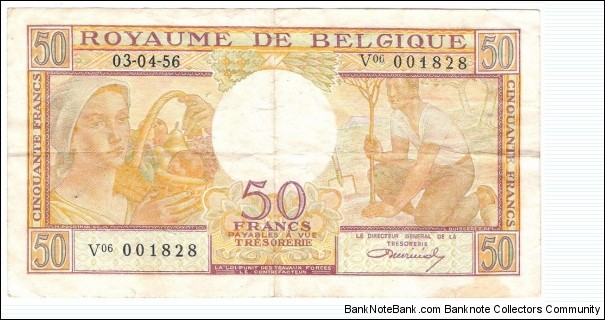 50 Francs/Frank(1956) Banknote