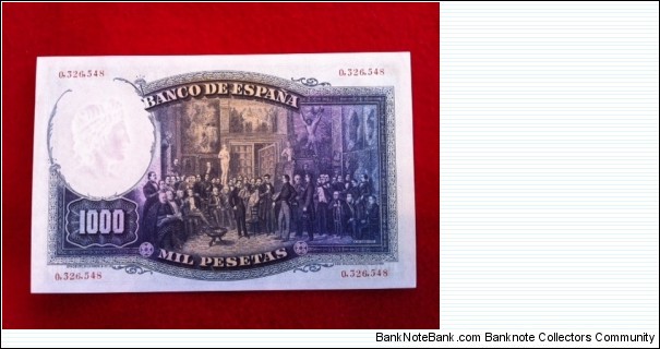 Banknote from Spain year 1931