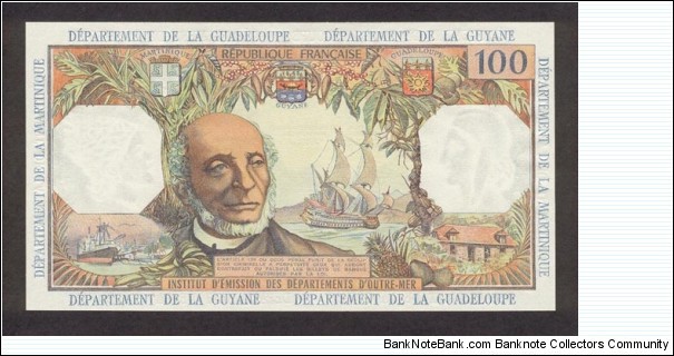 Banknote from French Guiana year 1961