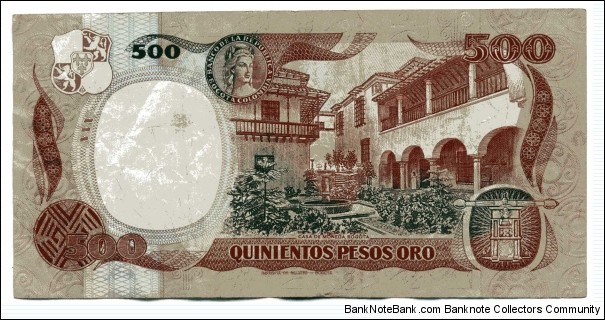 Banknote from Colombia year 1990