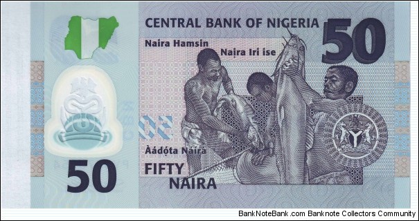 Banknote from Nigeria year 2010