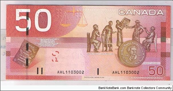 Banknote from Canada year 2000
