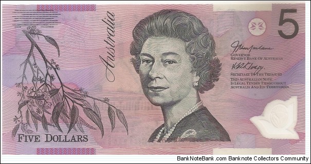 5 Australian Dollars Banknote