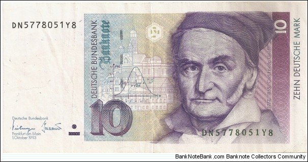 10 Deutsche Mark Banknote