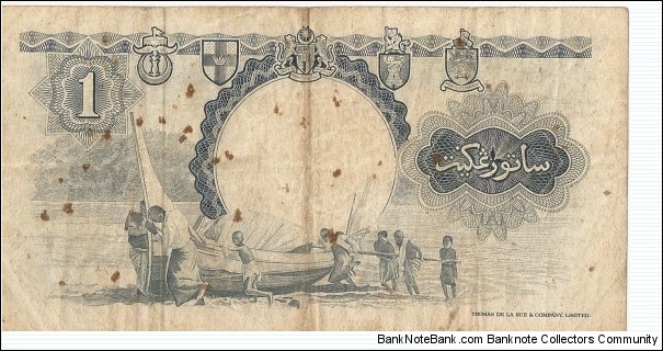 Banknote from Malaysia year 1959