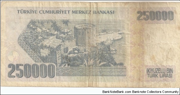 Banknote from Turkey year 1970