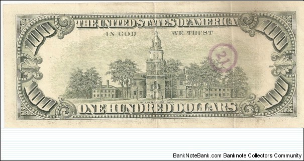 Banknote from USA year 1990