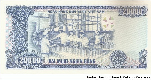 Banknote from Vietnam year 1991