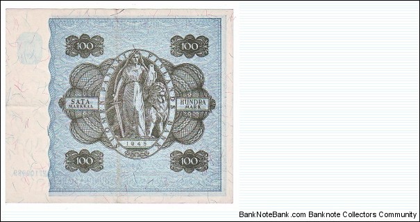 Banknote from Finland year 1945