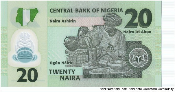 Banknote from Nigeria year 2009