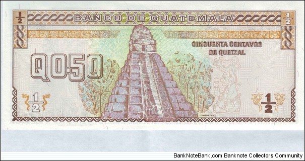 Banknote from Guatemala year 1998