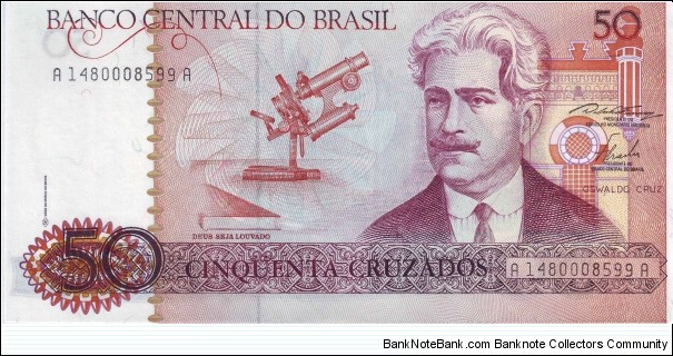  50 Cruzados Banknote