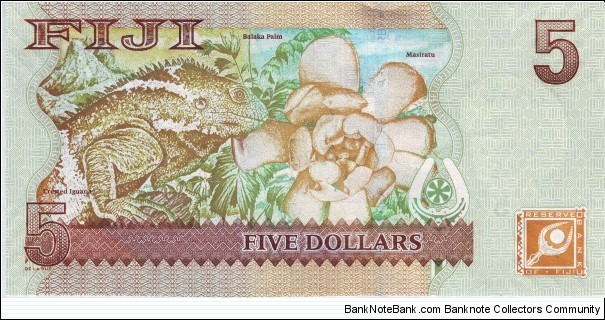 Banknote from Fiji year 2007