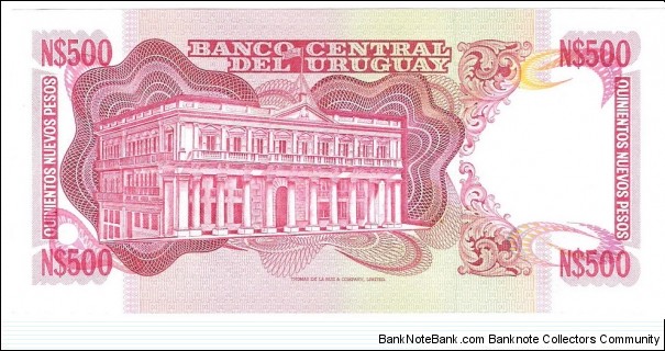 Banknote from Uruguay year 1975