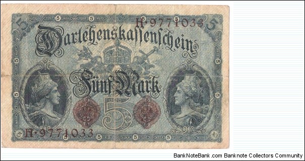 Banknote from Germany year 1914