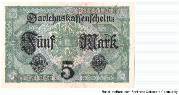 Banknote from Germany year 1917