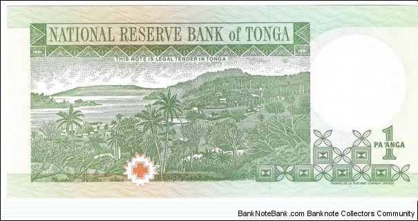 Banknote from Tonga year 1995